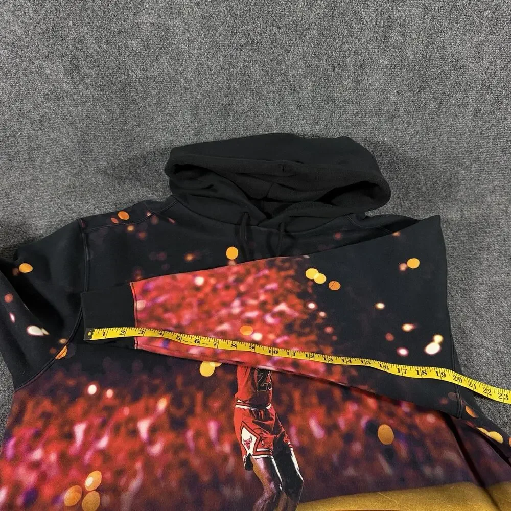 Nike Air Jordan Flight Heritage AOP Jumpman Hoodie Mens 2XL Michael Jordan Bulls